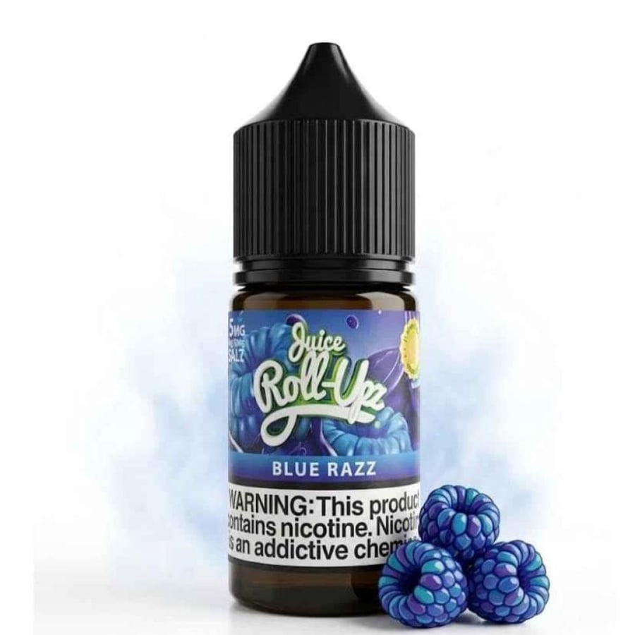 نكهة رول ابز بلو راز سولت توت ازرق رول اب المنعشة ROLL UPZ BLUE RAZZ SALT
