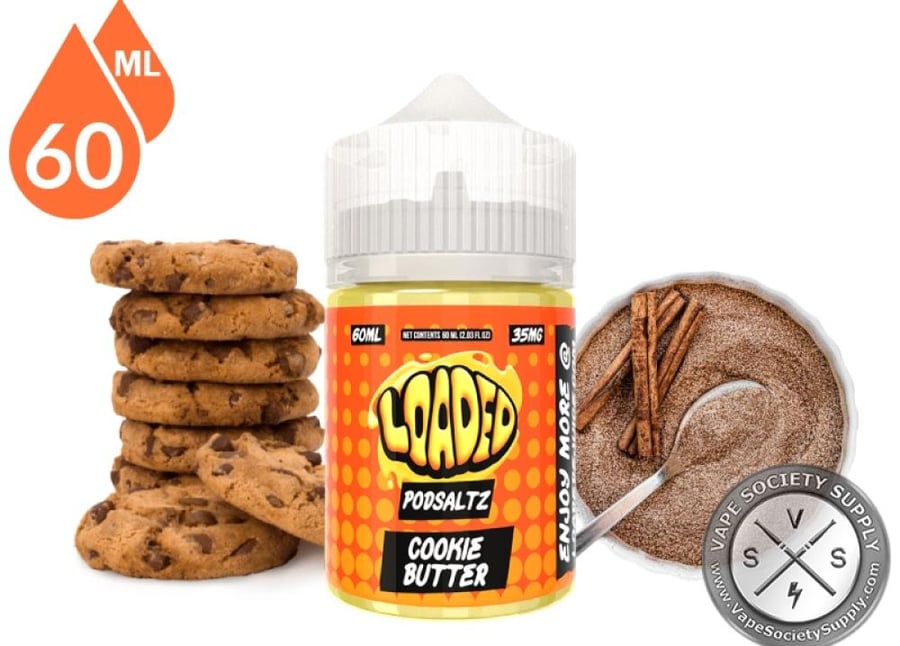 نكهة لوديد كوكيز زبدة سولت مخبوزات لذيذه LOADED COOKIE BUTTER 60ML