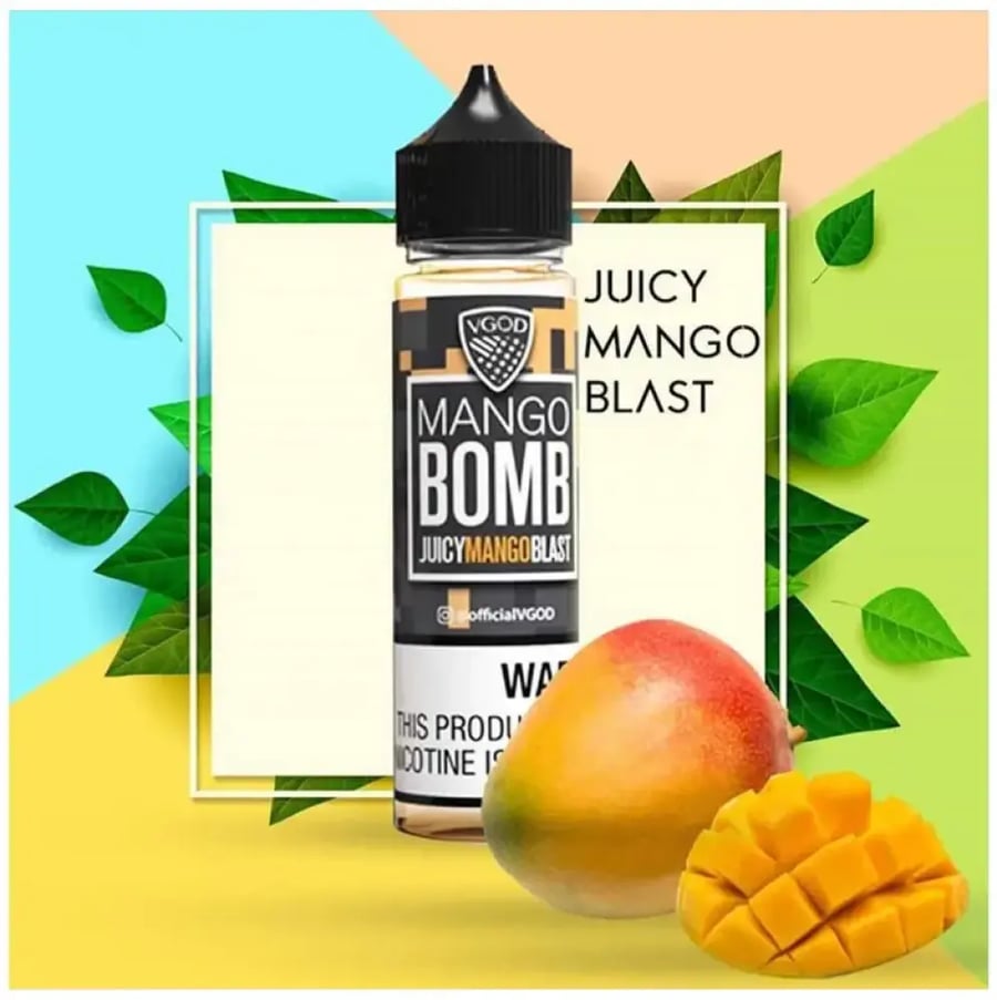 نكهة فيقود مانجو بومب فيب 60ML اللذيذه VGOD MANGO BOMB 3MG