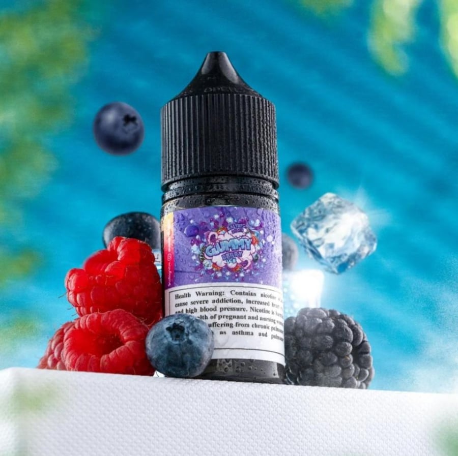نكهة قمي بيري ايس سولت الرائعة جديد قمي GUMMY BERRY ICE Salt Nic