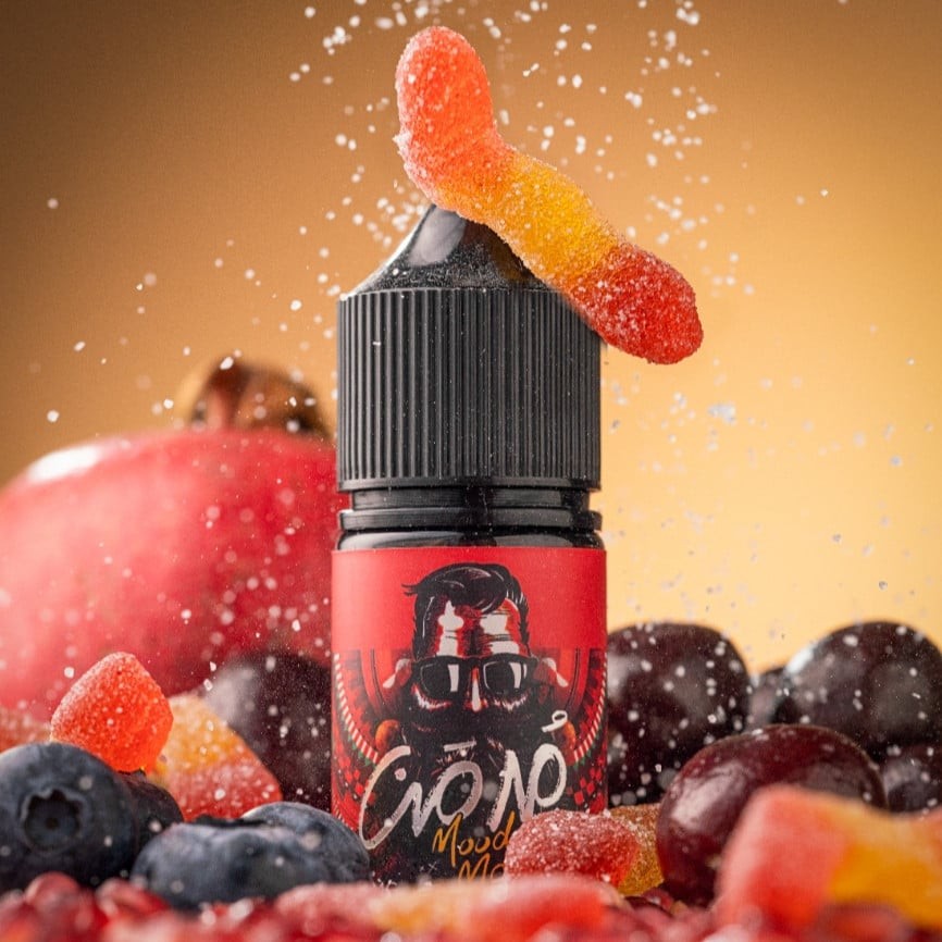 نكهة مود مان كرز توت رمان سولت MOOD MAN 30ML