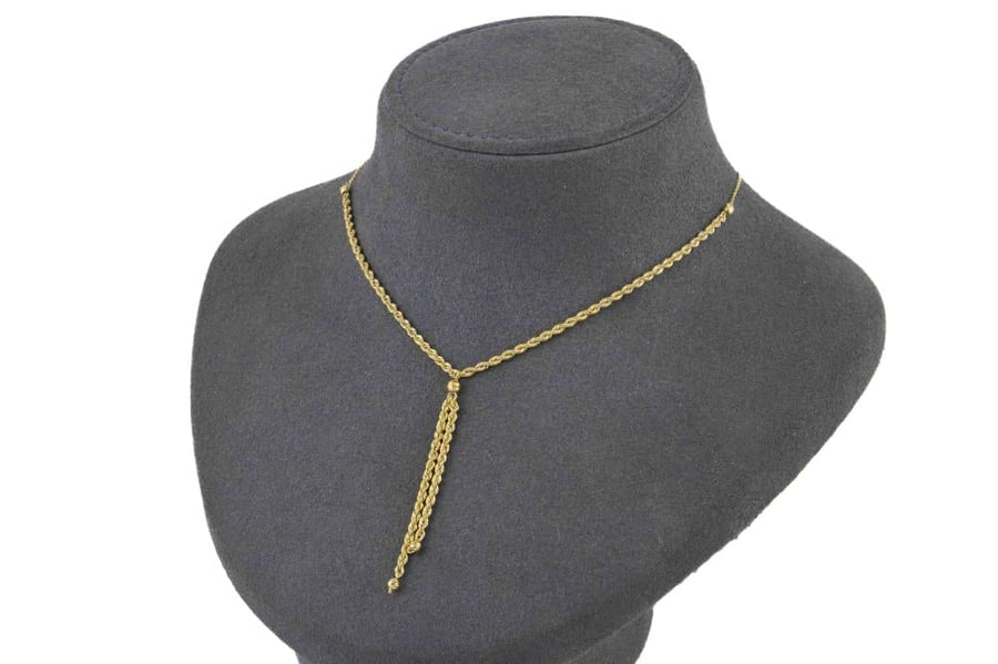عقد ذهب صافي عيار 18 N10001