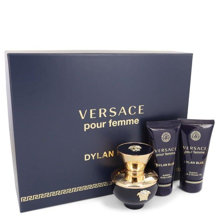 فيرساتشي بور فيم ديلان بلو Versace Pour Femme Dylan Blue من فيرساتشي للنساء - مجموعة عطور