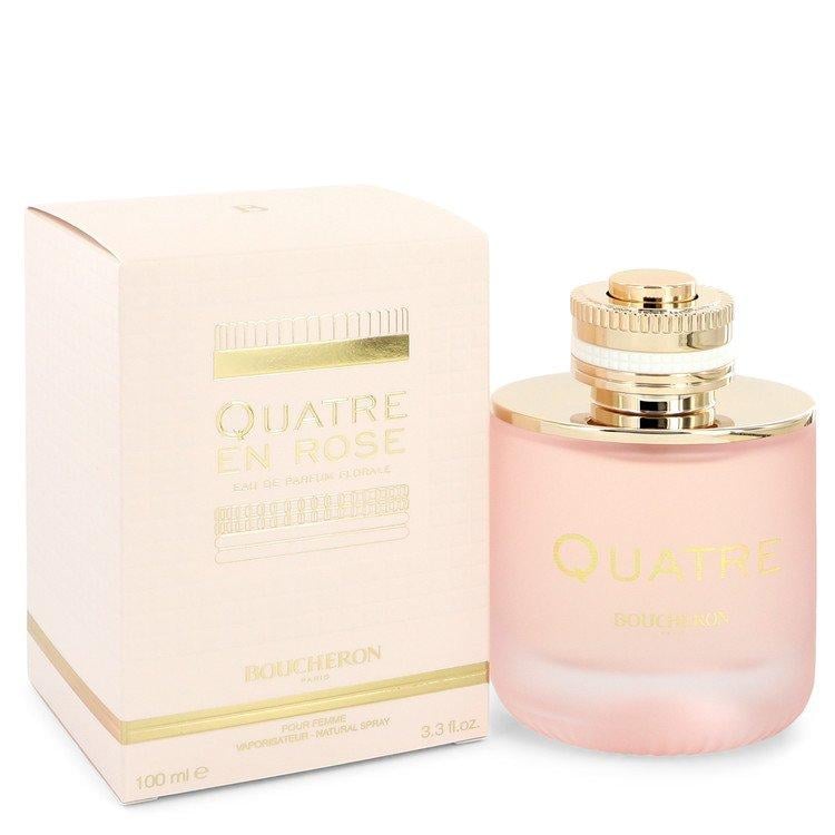 عطر Quatre En Rose Florale من بوشرون للنساء - او دو برفيوم