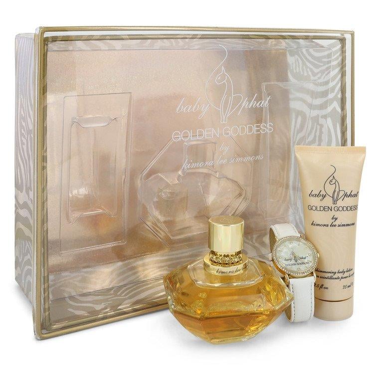 عطر Golden Goddess من كيمورا لي سيمنس للنساء - مجموعة عطور