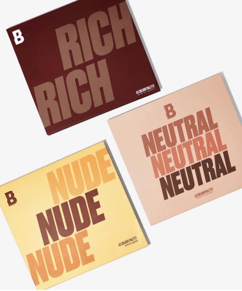 بيوتي باي | ثلاثي 42 لون ريتش نود نيوترال By BEAUTY BAY | Rich Nude Neutral Trio