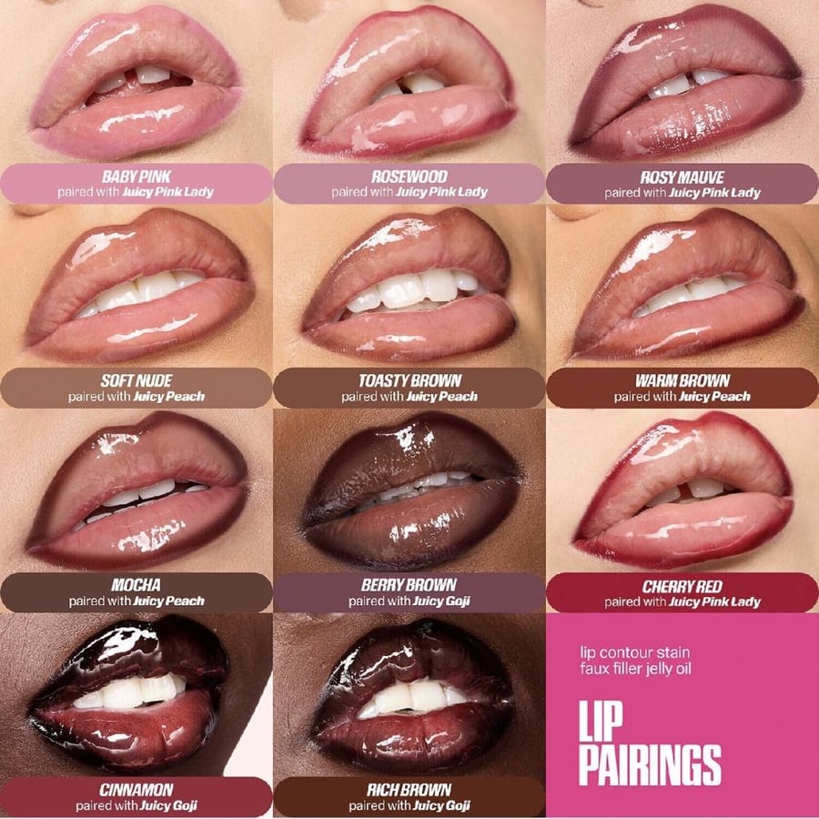هدى بيوتي | محدد الشفاه ليب ستين بثبات يدوم حتى 12 ساعة Huda Beauty | Lip Contour Lip Stain For 12-Hour Wear