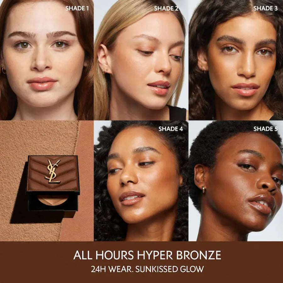 ايف سان لوران | برونزر التسمير أول أورز هايبر باودر YSL | All Hours 24H Hyper Sunkissed Glow Bronzer Powder