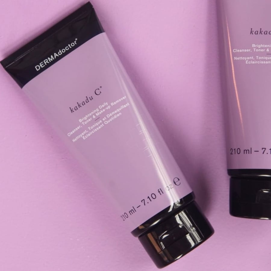 غسول البشرة بالكاكادو سي 3في1 من ديرما دكتور DERMAdoctor Kakadu C Brightening Daily Cleanser, Toner & Makeup Remove