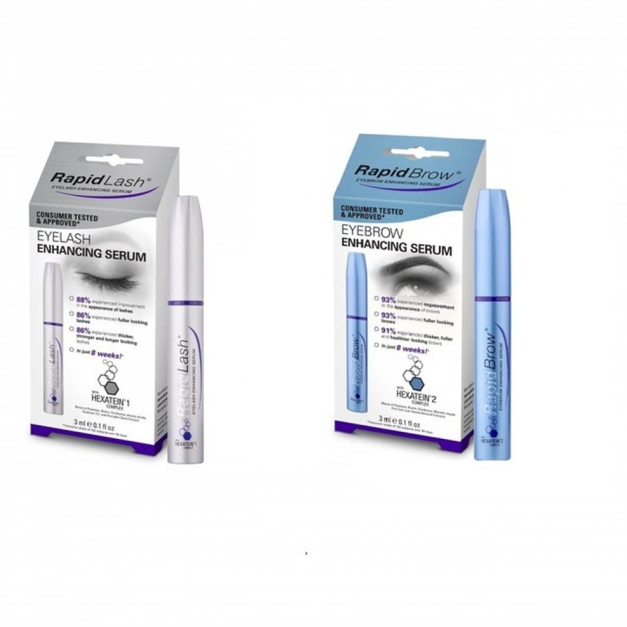 رابد لاش | مجموعة سيروم الحواجب و سيروم الرموش RAPIDLASH | EyeBrow & Eyelash Enhancing Serum Set