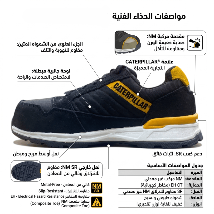 حذاء سلامة سفتي شوز safety shoes