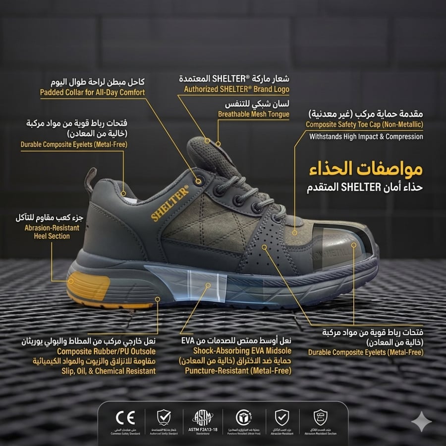 حذاء سفتي شوز