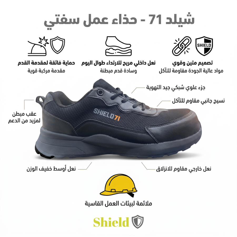 حذاء سلامة سفتي شوز safety shoes