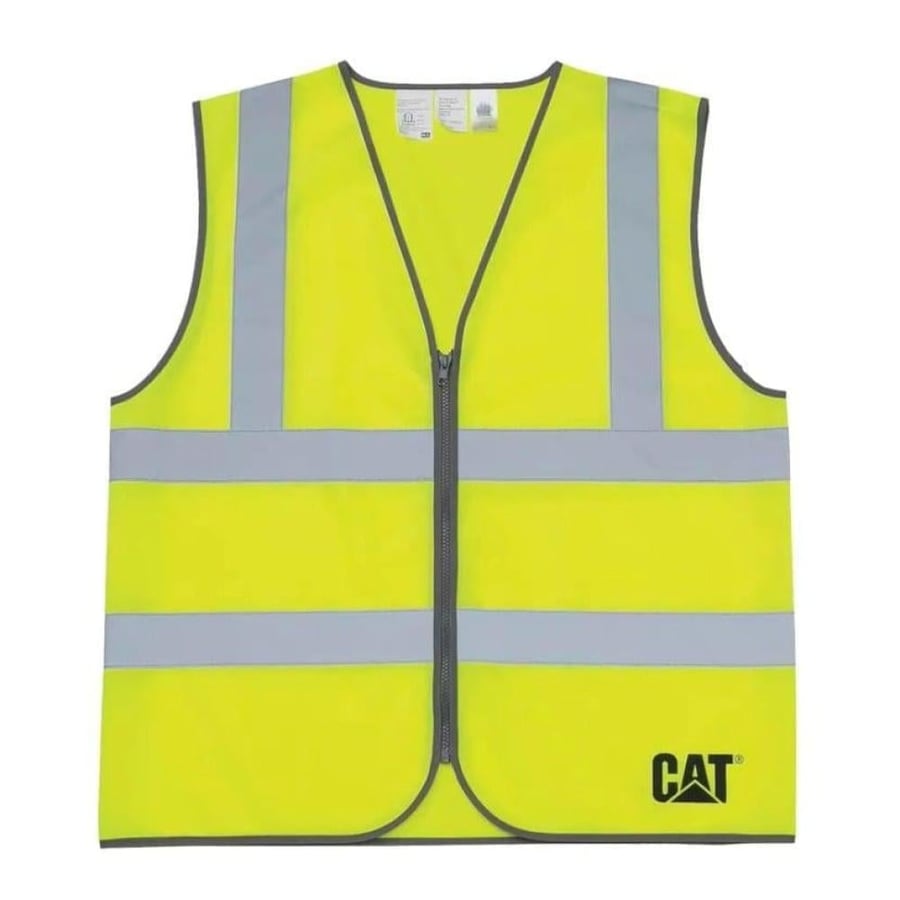سترة يلق عمال CAT Work VEST 1320025