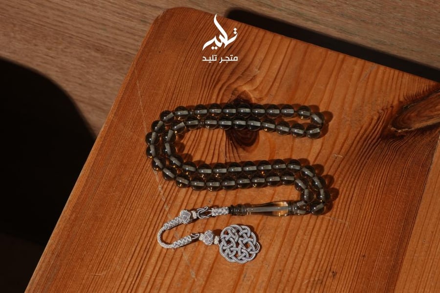 مسباح بكلايت رصاصي شفاف فاخر