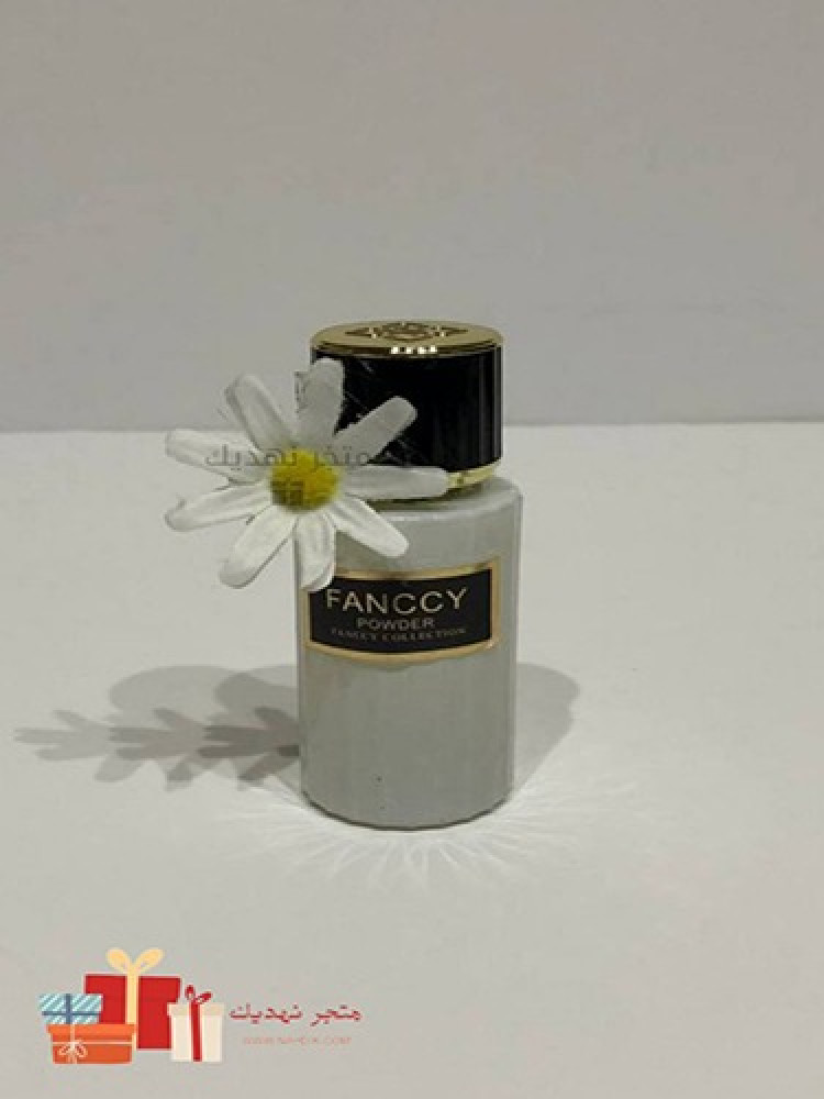 صوره عطر مزين بورده بشكل انيق برايحه البودر من متجر حرفه تذكاريه