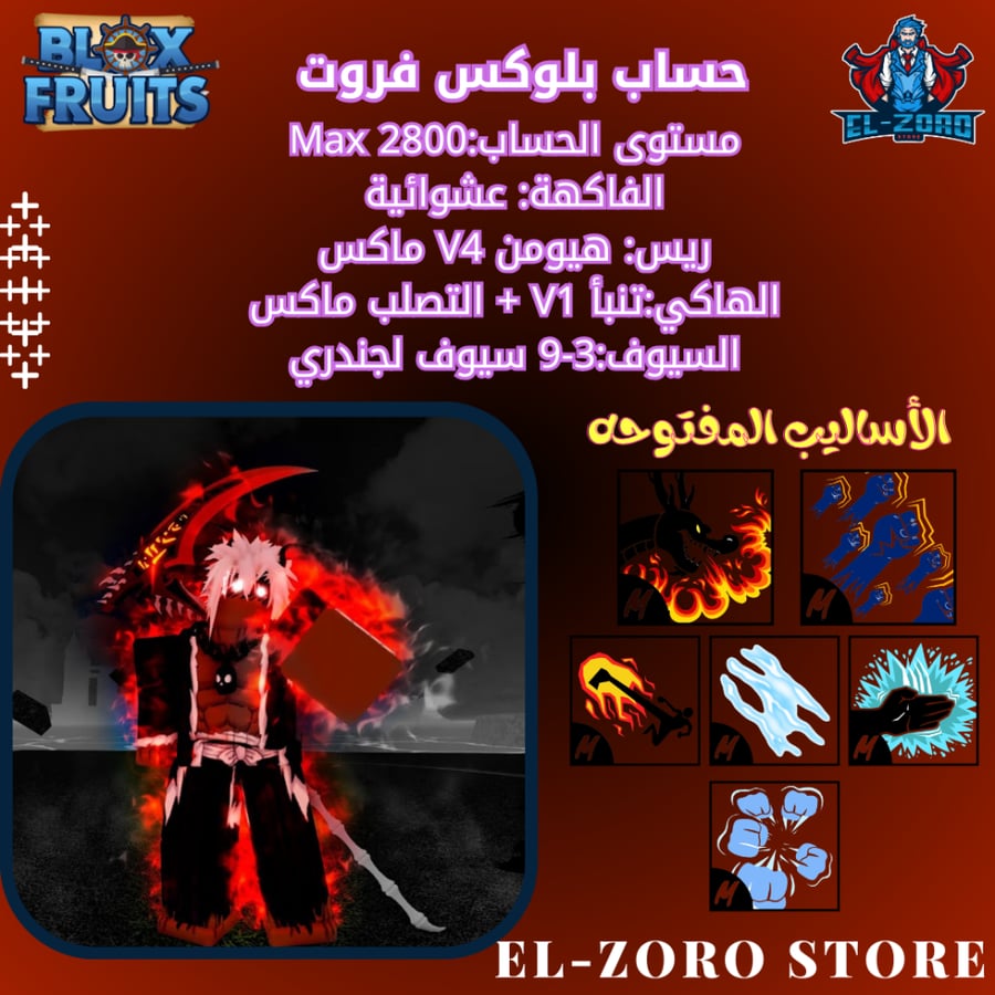 حساب بلوكس فروت هيومن V4
