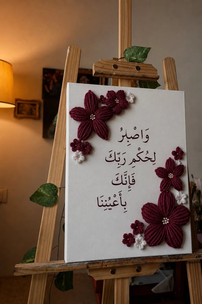 مخطوطة مع ورد دائم