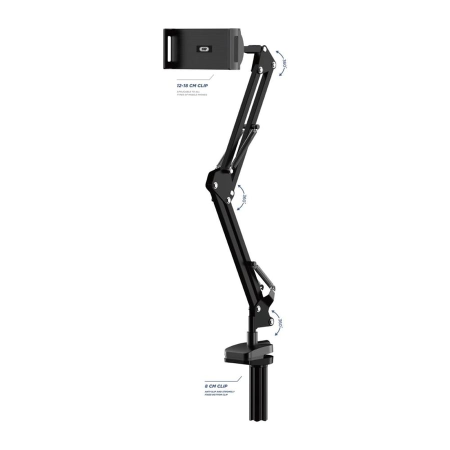 استاند تصوير جوال مع مشبك للتثبيت حديد SP CLAMP 2200122