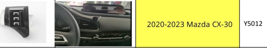 هولدر مازدا بتقنية ماق سيفCX-30 موديل 2020-2023 يوفو