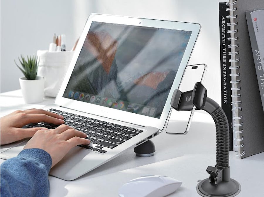 حامل جوال شفط بتقنية ماق سيف YOUFO Y4934 2IN1