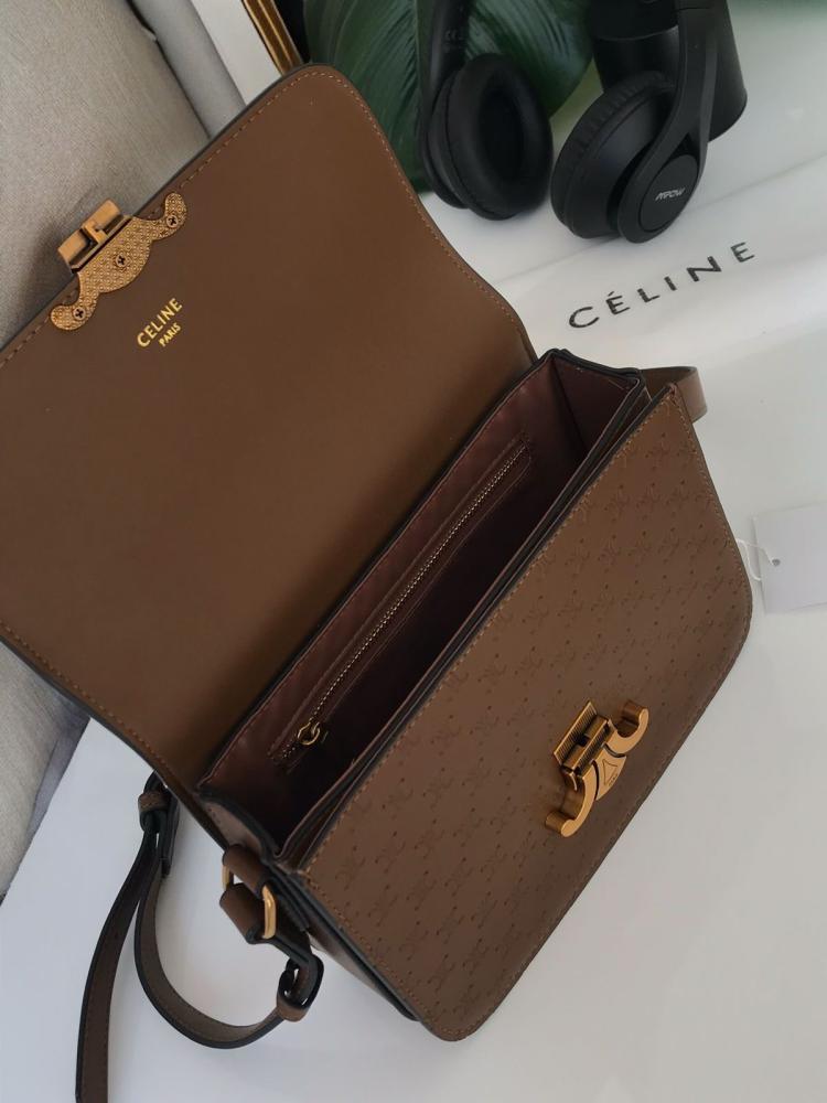شنطة نسائية ماركة سيلين Celine بني غامق