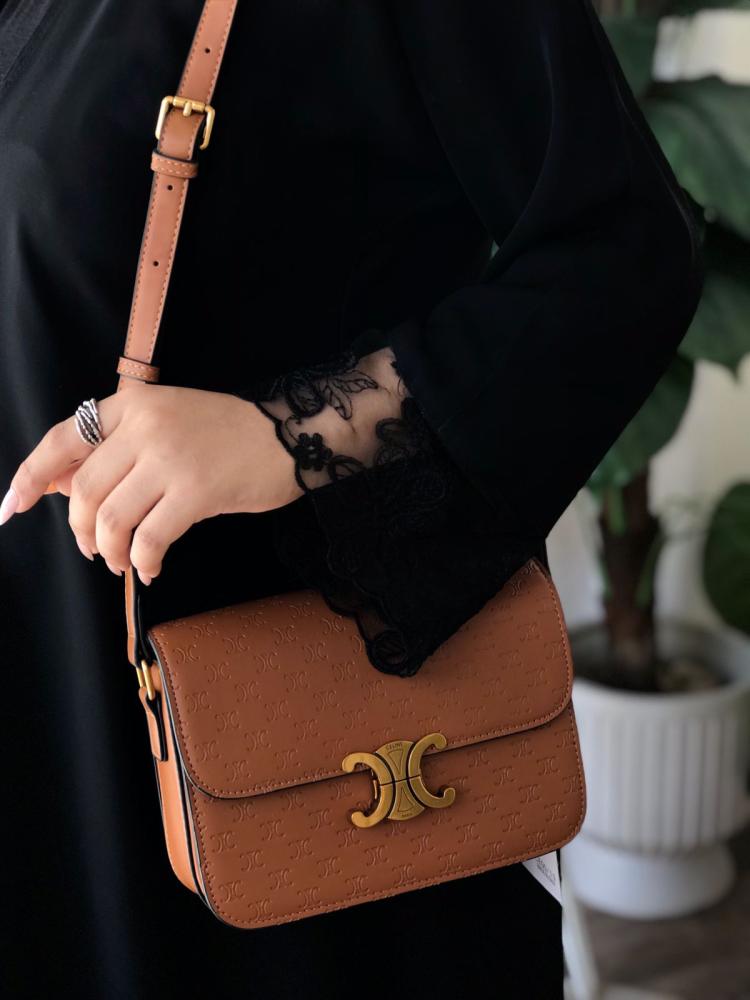 شنطة نسائية ماركة سيلين  Celine بني فاتح