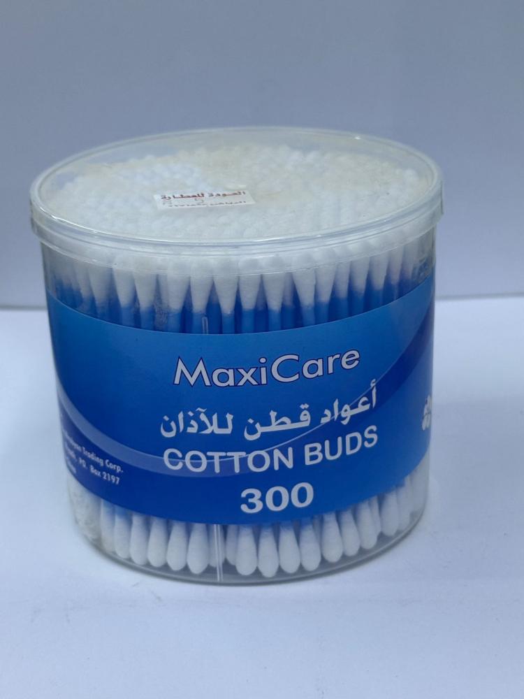 اعواد اذن قطن من ماكس كير 300حبة
