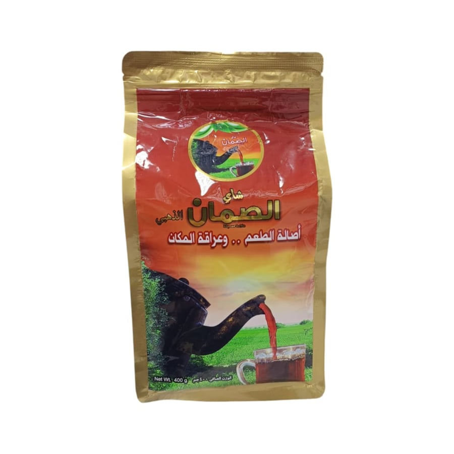 شاي اسود خشن الصمان 400 جرام
