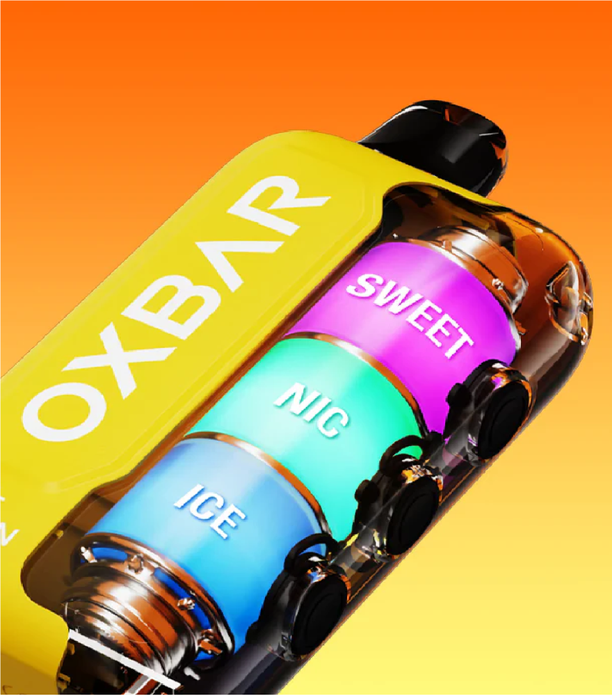 سحبة جاهزة اوكسبار توت مشكل OXBAR Tri Fusion Berry Raspberry 40000 Puffs Disposable
