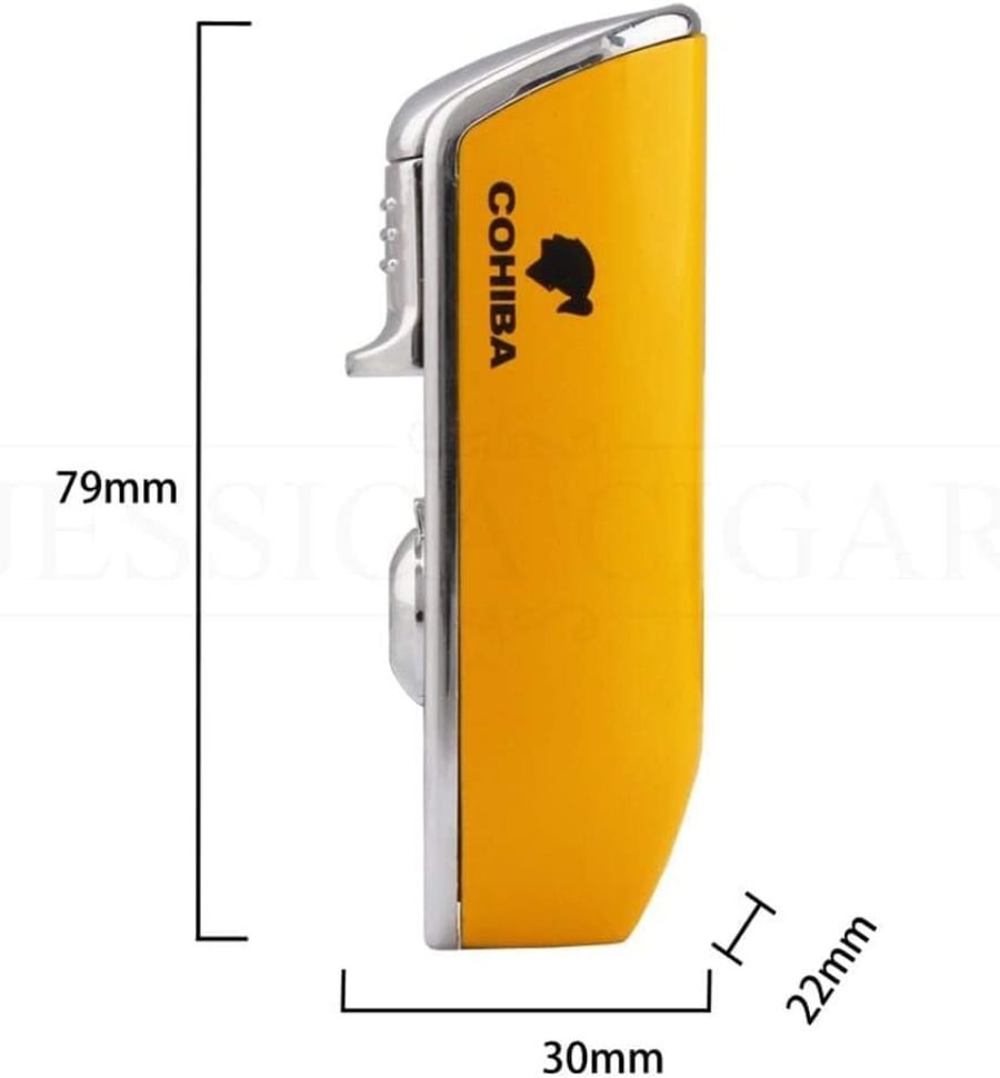 Cohiba Cigar Jet Lighter Classic Yellow