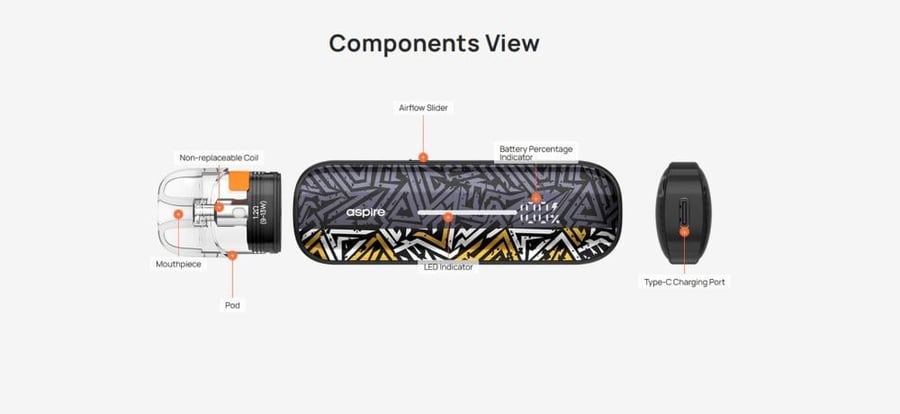 جهاز سحبة بيكسو اورا PIXO ASPIRE Aura Device
