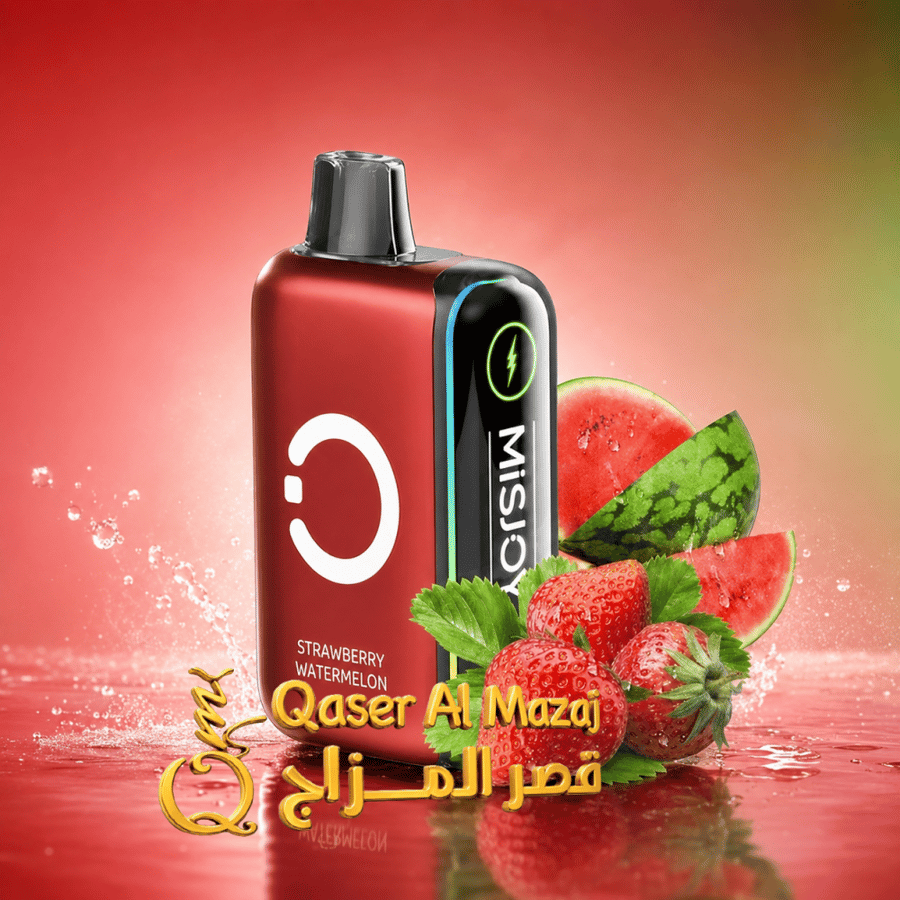 سحبة جاهزة فراولة بطيخ MISJOY Beta Strawberry Watermelon 50000 Puffs Disposable