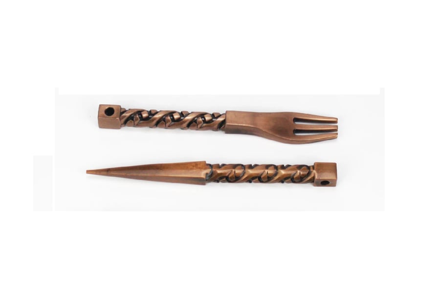 Hookah Fork & Twisted Mace Poker