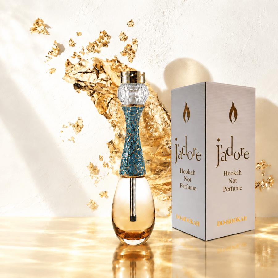 J'adore Blue Gold Hookah