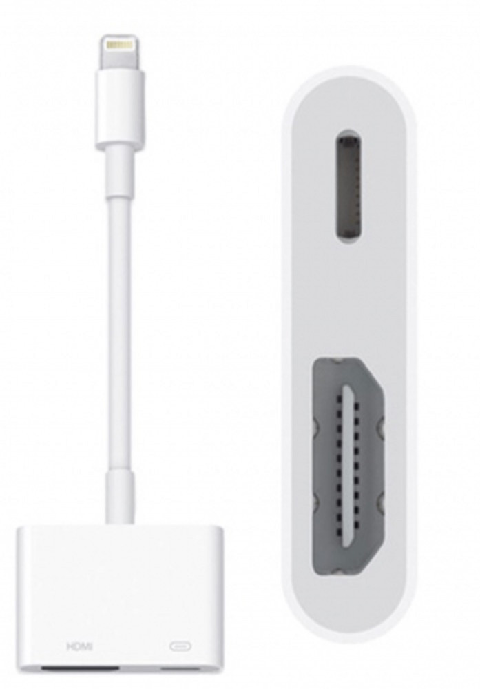 وصلة ابل لايتنينج الى اتش دي ام اي الاصلية HDMI ضمان حاسبات العرب