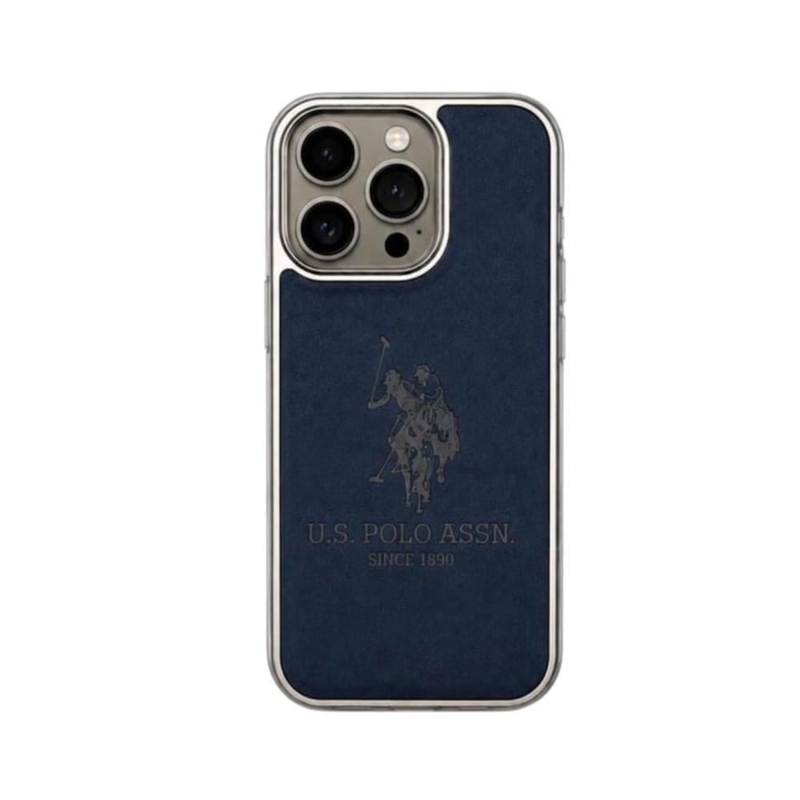 بولو كفر جلدي فاخر لايفون 15 بروماكس مقاوم للصدمات - Polo Luxury Case