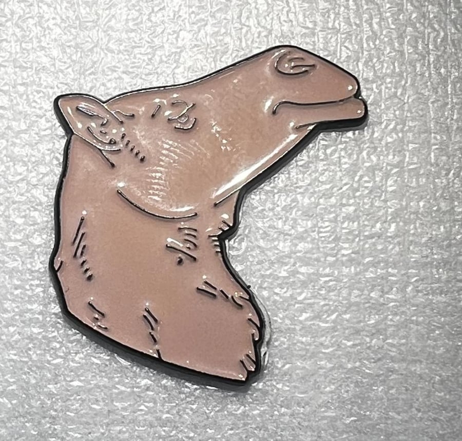 Metal sticker - camel head