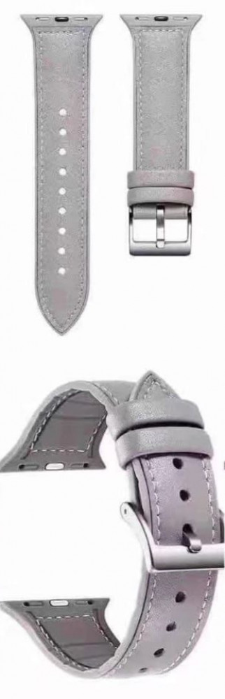 سير ساعة ابل جلد