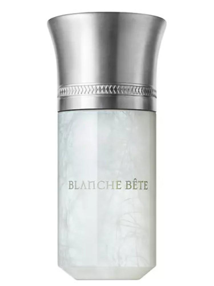 عطر بلانش بيت من ليس ليكويدز ايماجينيريز اودي بارفيوم Blanche Bête Les Liquides Imaginaires للجنسين . عطر خشبي زهري مسك . قلب العطر مسك الروم, الياسمين, ماهونيال و البخور; قاعدة العطر : الفانيليا, المسك, حبوب التونكا و الكاكاو صدر عام 2021م. الحجم: 100مل