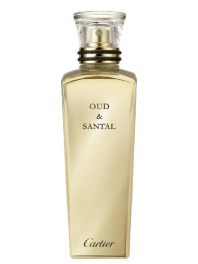 عينة عطر كارتير عود اند سانتال ( صندل ) بارفيوم  Cartier عطر خشبي للجنسين. Oud & Santal صدر عام 2016. الحجم: 2 مل