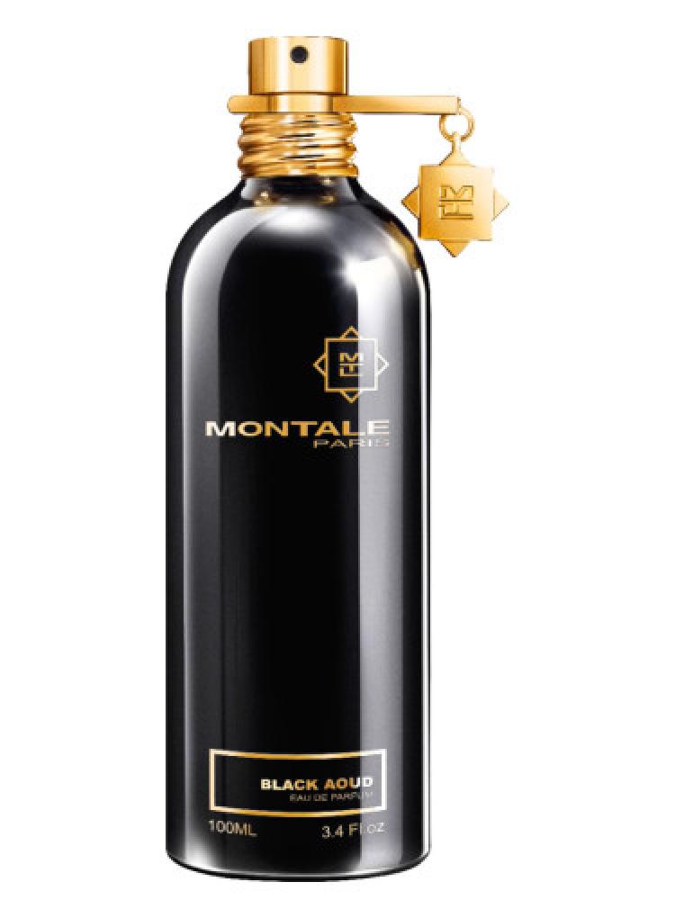 عينة عطر بلاك عود اودي بارفيوم من مونتال Black Aoud Montale للرجال عطر خشبي زهري مسك صدر عام 2006م. الحجم: 2 مل