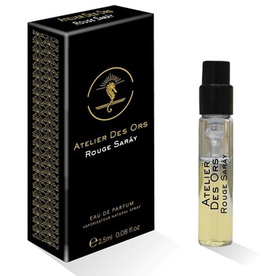 عينة عطر اتيلير ديس اورس روج سراي للجنسين Rouge Sarây Atelier des Ors اودي بارفيوم عطر شرقي صدر عام 2020 م. الحجم : 2.5 مل