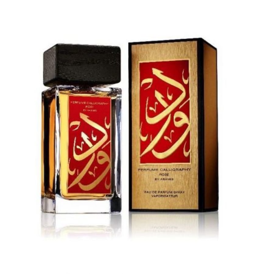 تستر عطر اراميس روز او دو بارفيوم Perfume Calligraphy Rose Aramis ، عطر شرقي للجنسين إفتتاحية :الزعفران, الزعتر و زهر العسل -صريمة الجدي; القلب: الورد التركي, المر, العبهر و الخزامي; القاعدة: اللبان, اللابدانوم, الآمبرغريس المسك.صدر عام 2013م .الحجم: 100م