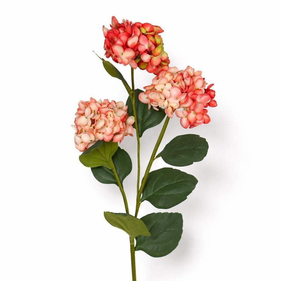1301-04 Pink Hydrangea Branch
