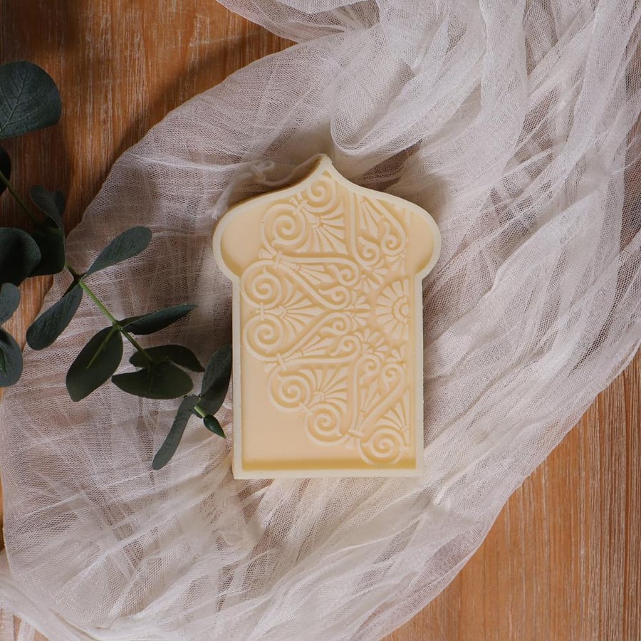 1269-2 the mosque niche candle Ramadan caramel