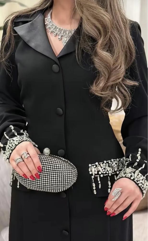 فستان رسمي بفصوي سوارفسكي