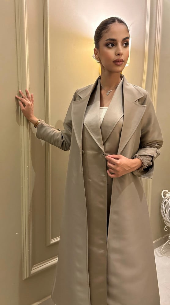 Formal abaya with inner dress