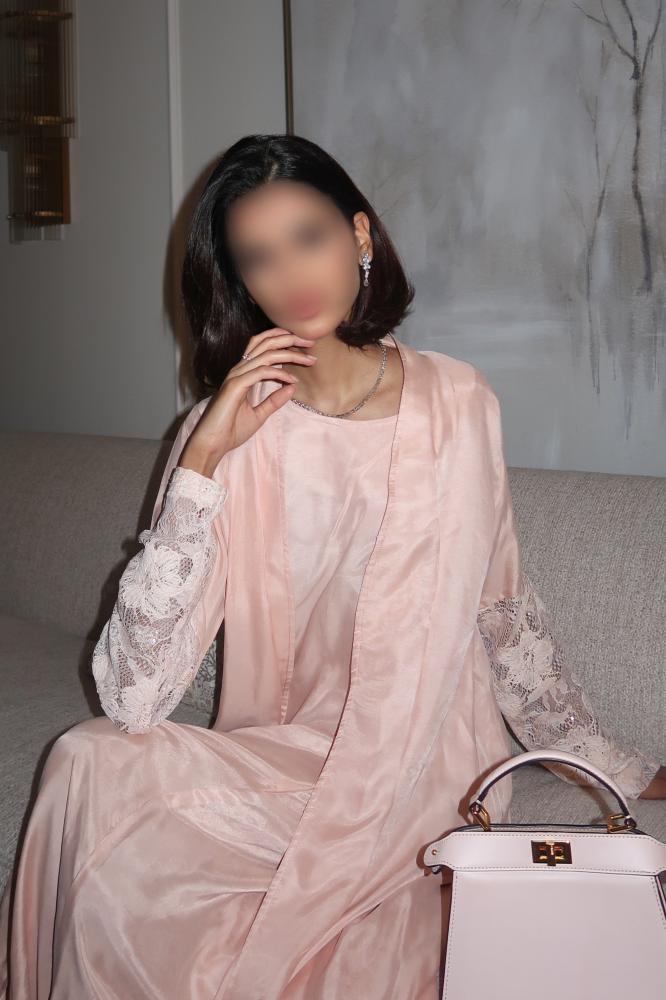 عباية حرير مغسول