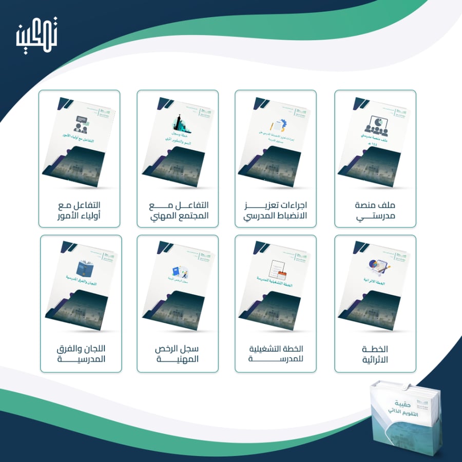 حقيبة سجلات التقويم الذاتي والاعتماد المدرسي (رياض الأطفال) 1447 هـ